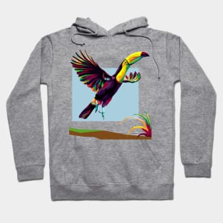 Animal Bird Pop Art Hoodie